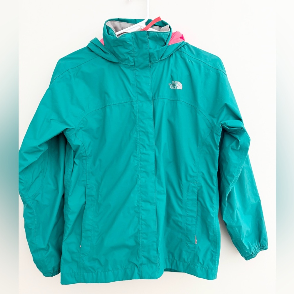 The North Face Kids Turquoise  Raincoat